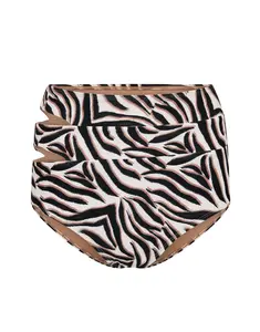 Demi Animal Beige Plus Swimwear Bottom