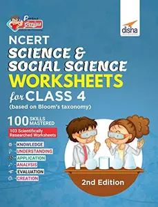 USED-Perfect Genius NCERT Science & Social Science Worksheets for Class 4 (based on Bloom's taxonomy) 2nd Edition by Disha Experts (Paperback)
