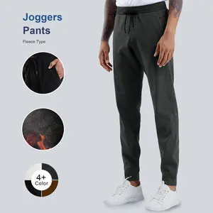 THE GYM PEOPLE Mens' Fleece Joggers Pants with Deep Pockets in Loose-fit Style Grey Sweatpants Outfit Tapered Sweatpants