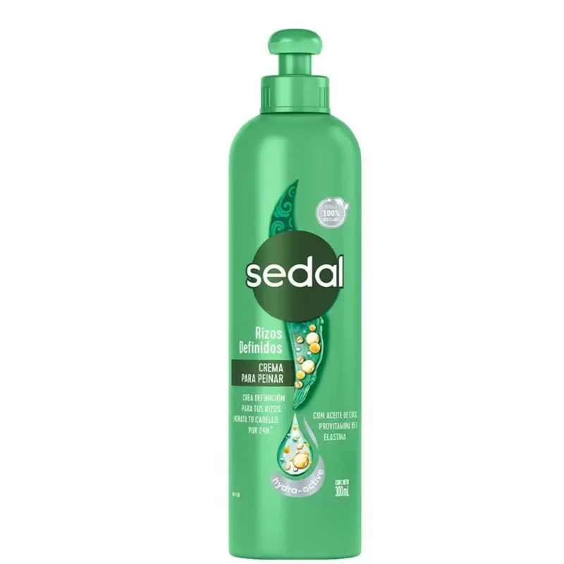 Sedal Curly Hair Styling Cream 300 ML- Holds Curly Hair in Place, Lightweight, Good Smelling Formula, Frizz Control, Cruelty Free Fragrance