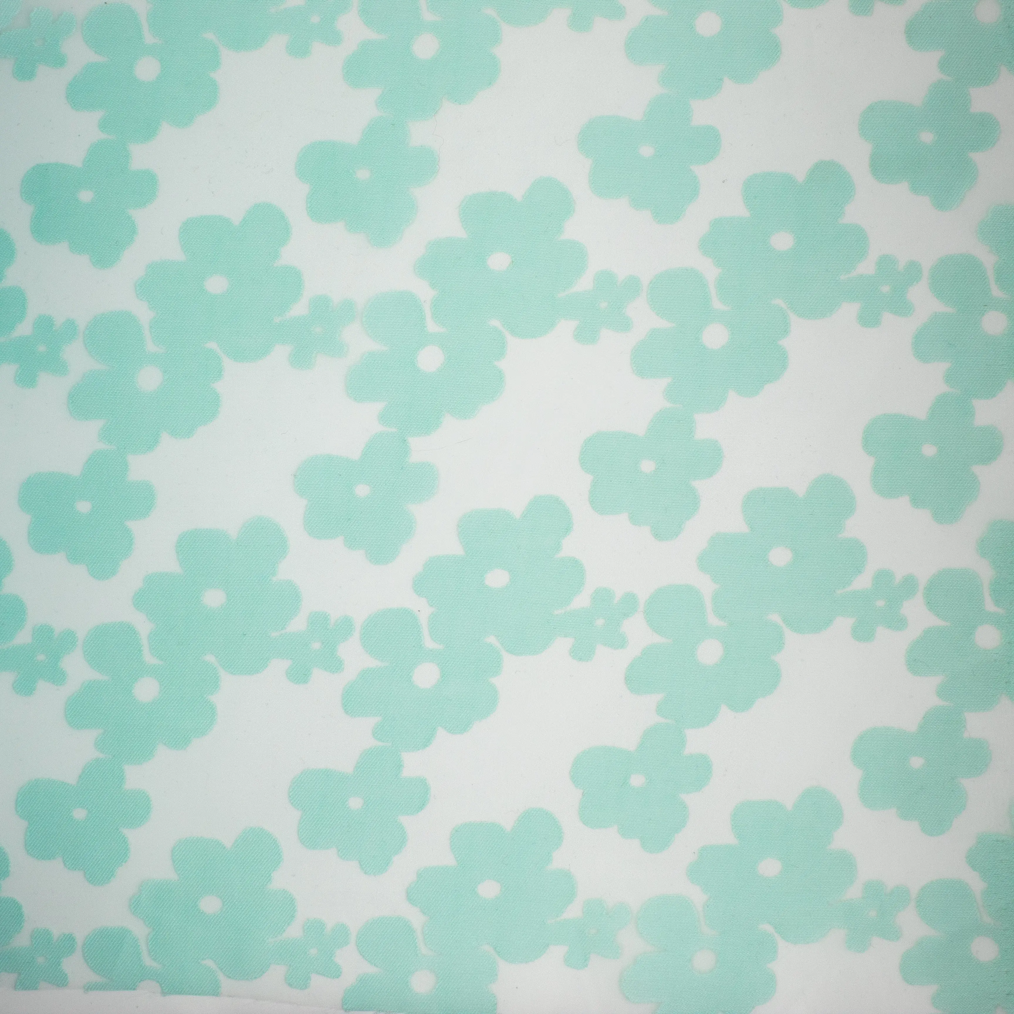 Organza Burnout Jacquard in Aqua Mint