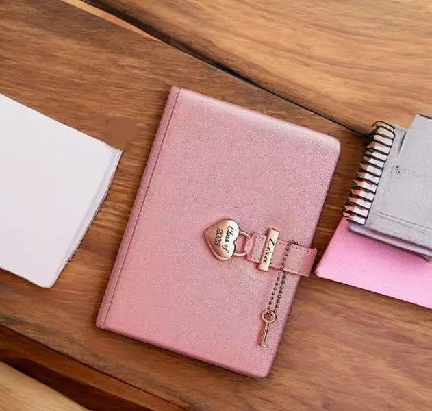 Diary with Lock and Key for Girls & Women - Engraved diary with lock and key - Journal with lock - Lock and key journal - Niece Gift