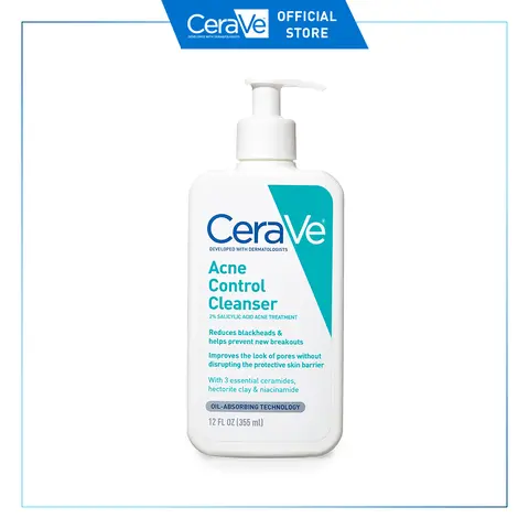 CeraVe Acne Control Cleanser | Acne-Prone Oily Skin
