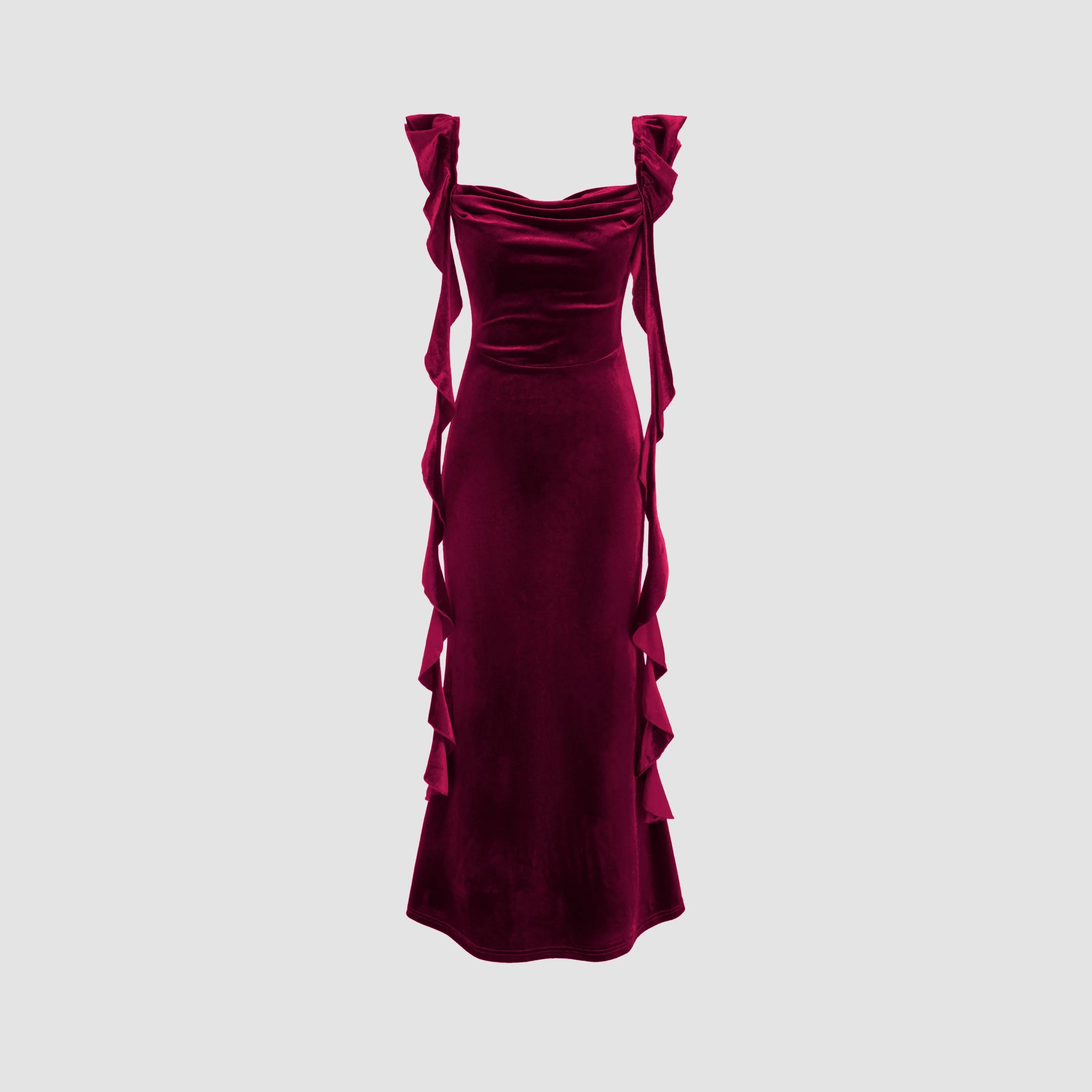 dillards green velvet dress - TikTok Shop