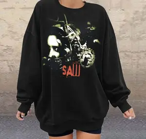 Saw Horror Movie Poster Head Trap Jigsaw Sweatshirt, Vintage Halloween Shirt, Retro Horror Movie Shirt,  Horror Gift