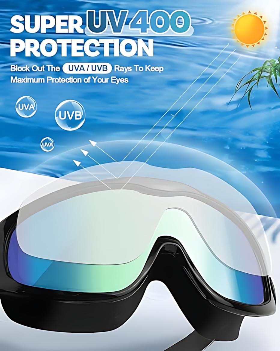 Anti Fog Swim Goggles 2 Pack UV Protection Wide View Leakproof Swimming Goggles for Kids Adults 3-12+ with Earplugs Nose Clip Crystal Clear Pool Vision swedish graduation gift outdoor