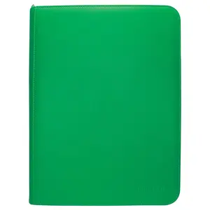 Ultra PRO - Vivid 9-Pocket Zippered PRO-Binder: (Green) - Protect Up to 360 Collectible Trading Cards, Sports Cards or Valuable Gaming Cards, Ultimate card Protection
