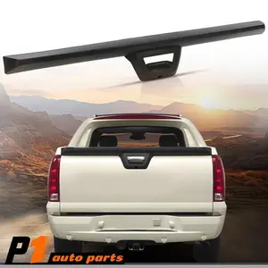 Car Rear Spoiler Molded Trim with Camera Hole, Easy Install Tailgate Fit Accessory for 2007-2013 Avalanche Escalade Trucks, Tow Hook Mount Plate Auto Replacement Part, Accessories for Car
