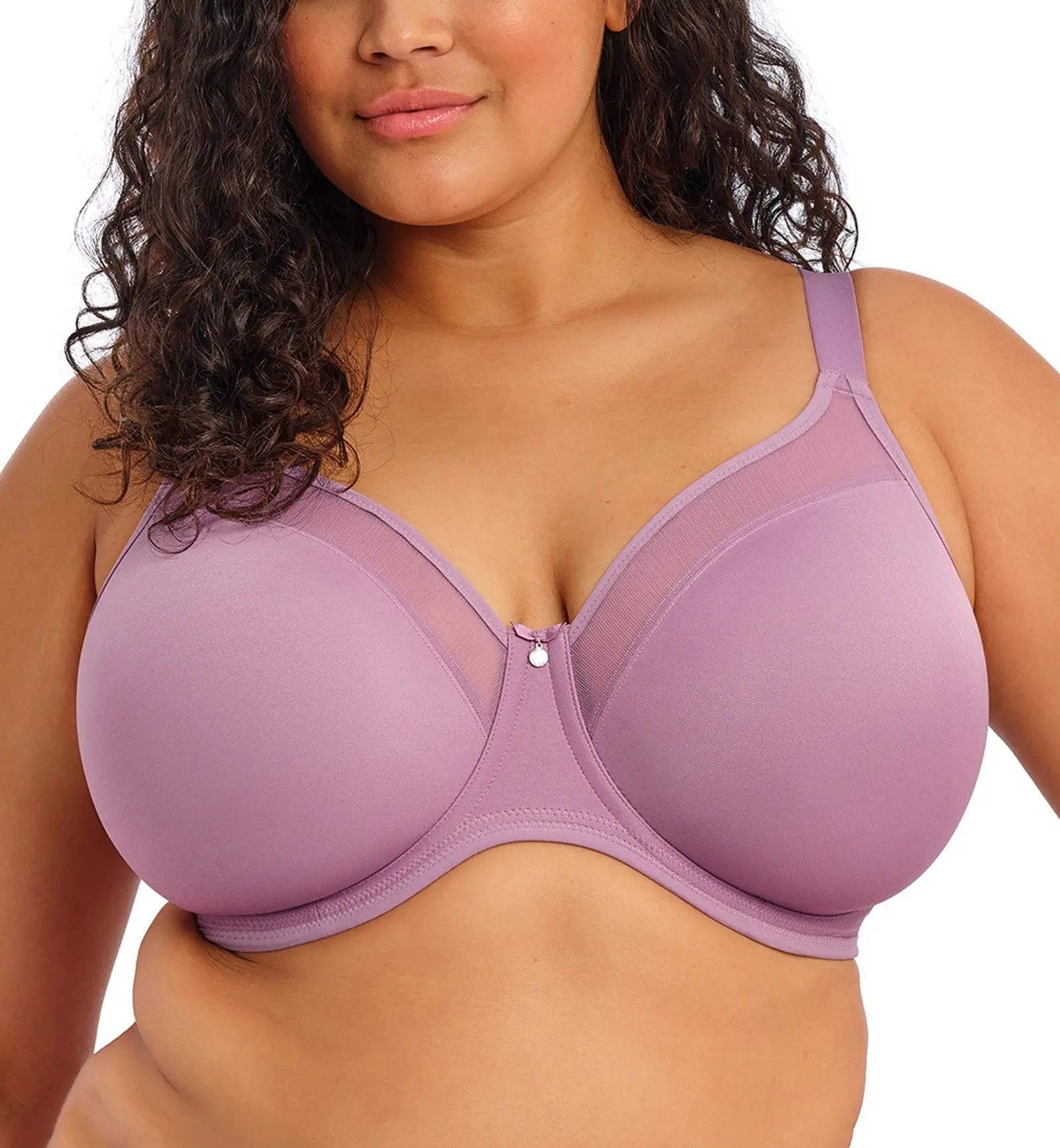 Elomi Smooth Unlined Underwire Molded Bra (4301) - Heather