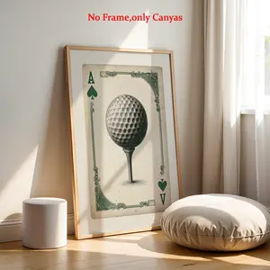 Wall arts Golf Ball Tee Posters Golf Ball Canvas Prints Bedroom Decor Living Room Decor Gift Unframed Creative Modern Decoration