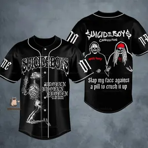 Suicideboys Baseball Jersey, Suicideboys Jersey Shirt, Suicideboys Jersey, Suicideboys Tshirt, Personalized Shirt, Suicideboys Merch Sh SXG