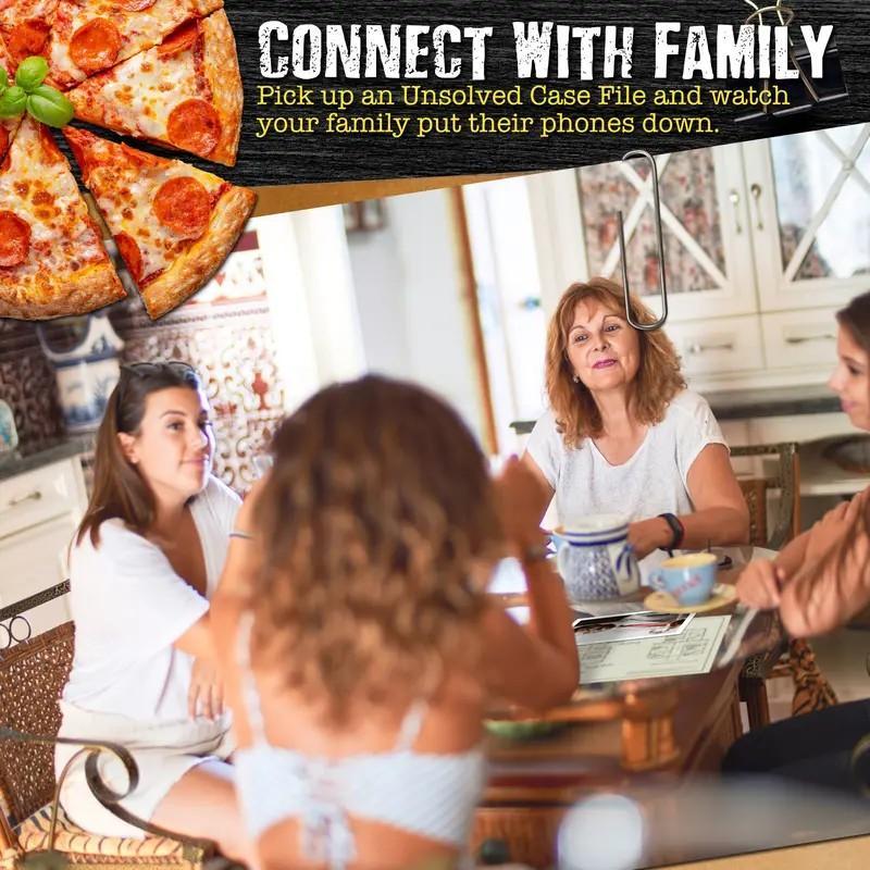 Kashir Max Case Detective Game Unsolved Mystery Archive, Cold Murder Suspense Game, Suitable for 14+ Players, Friends Party Halloween Christmas, Party Game Cards