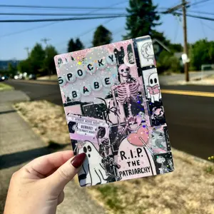 Spooky Babe Pink Collage Kindle Insert - Multiple Finishes kindle accessory