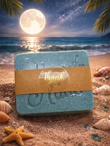 BLUE MOON ALMOND ASHES Handmade Soap - Detoxifying & Cleansing