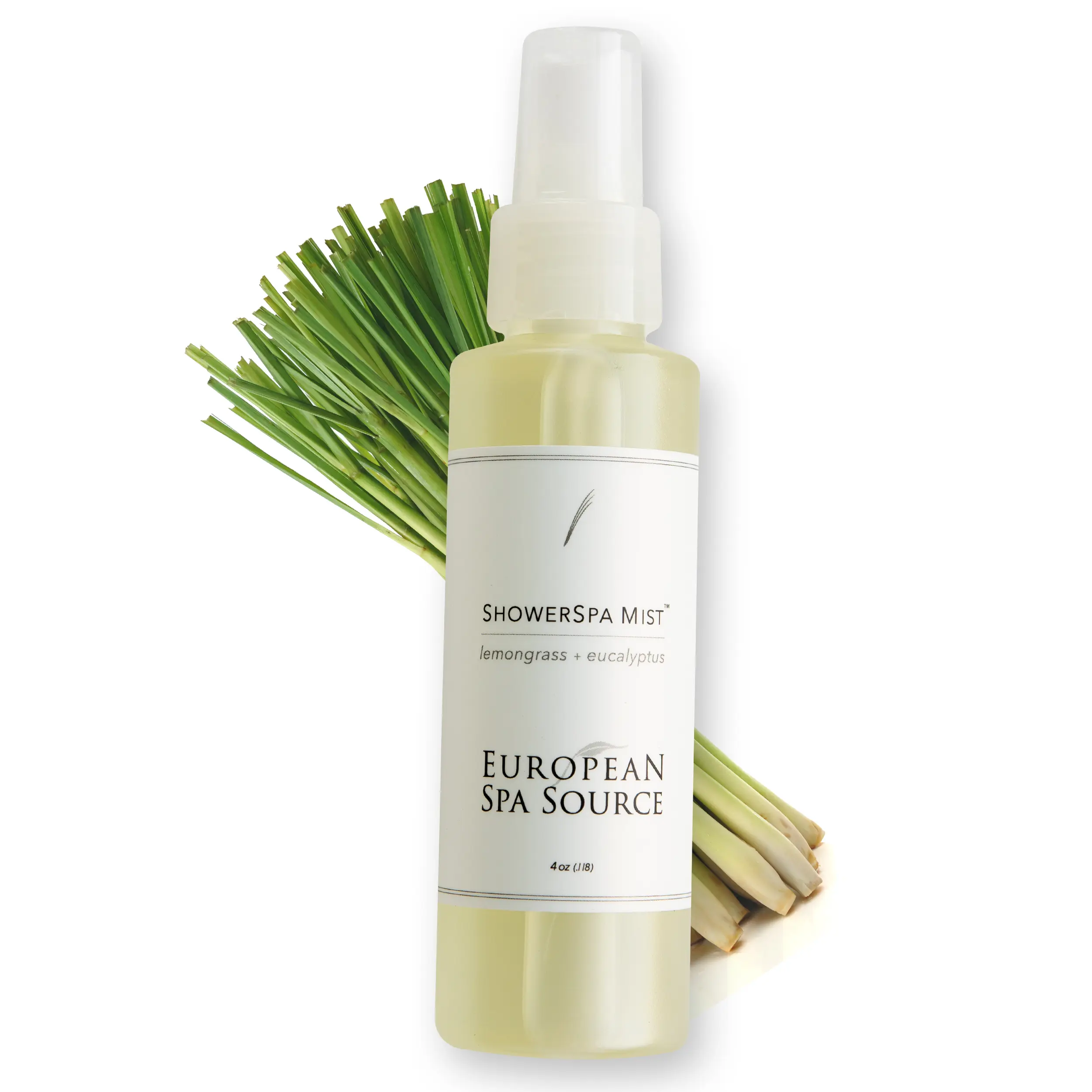 European Spa Source Lemongrass + Eucalyptus ShowerSpa Mist, 4 Fl Oz