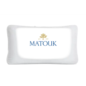 Matouk Valleto Pillow King Size 20"x36" Medium 3-Chamber Cotton Sateen Shell