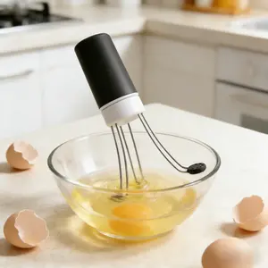 Electric Triangle Egg Whisk, Three-Leg Electric Mixer, Vibration Egg/Cream Whisk