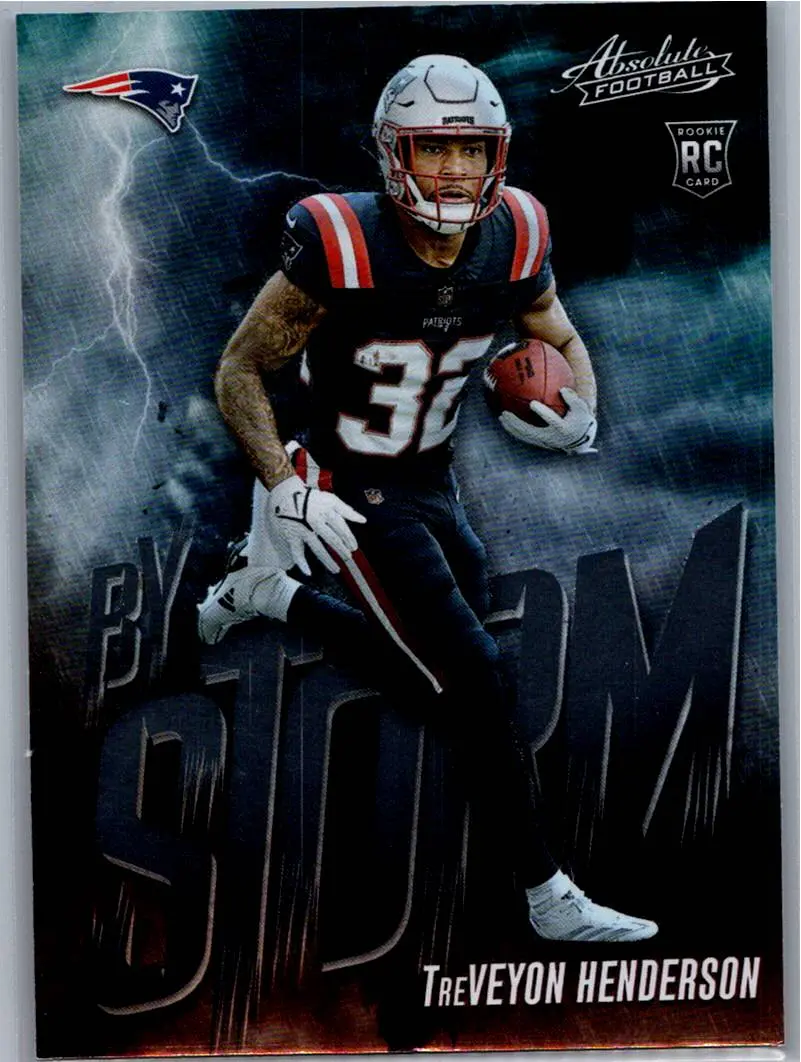 2025 Panini Absolute #19 TreVeyon Henderson By Storm