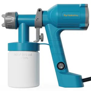 Tilswall Dreamer 400 HVLP Paint Sprayer: A Must-Have for Beginners. From Furniture to Fences, Wood to Metal – This Ultra-Light Spray Gun with 20oz Cup, 3 Patterns & 2 Nozzles Makes Indoor & Outdoor DIY Home Decor Effortless.