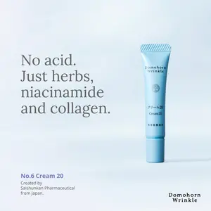 Domohorn Wrinkle Cream 20 14 Days Enriched with Niacinamide & Collagen for Dark Spots & Wrinkle Reduction Deep Hydration