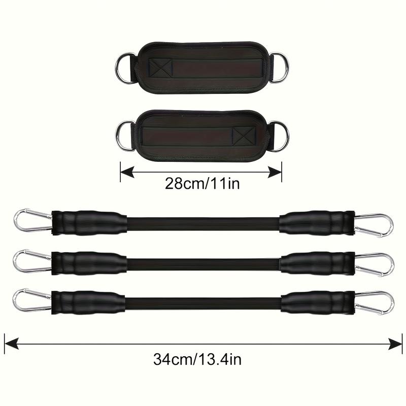 CozyYard Ankle Resistance Bands, Ankle Bands for Working Out with Cuffs, Resistance Bands for Leg Butt Training Workout Equipment for Kickbacks Hip Gluteus Training Exercises, Ankle Strap with Exercise Bands Outdoorfun Fitness