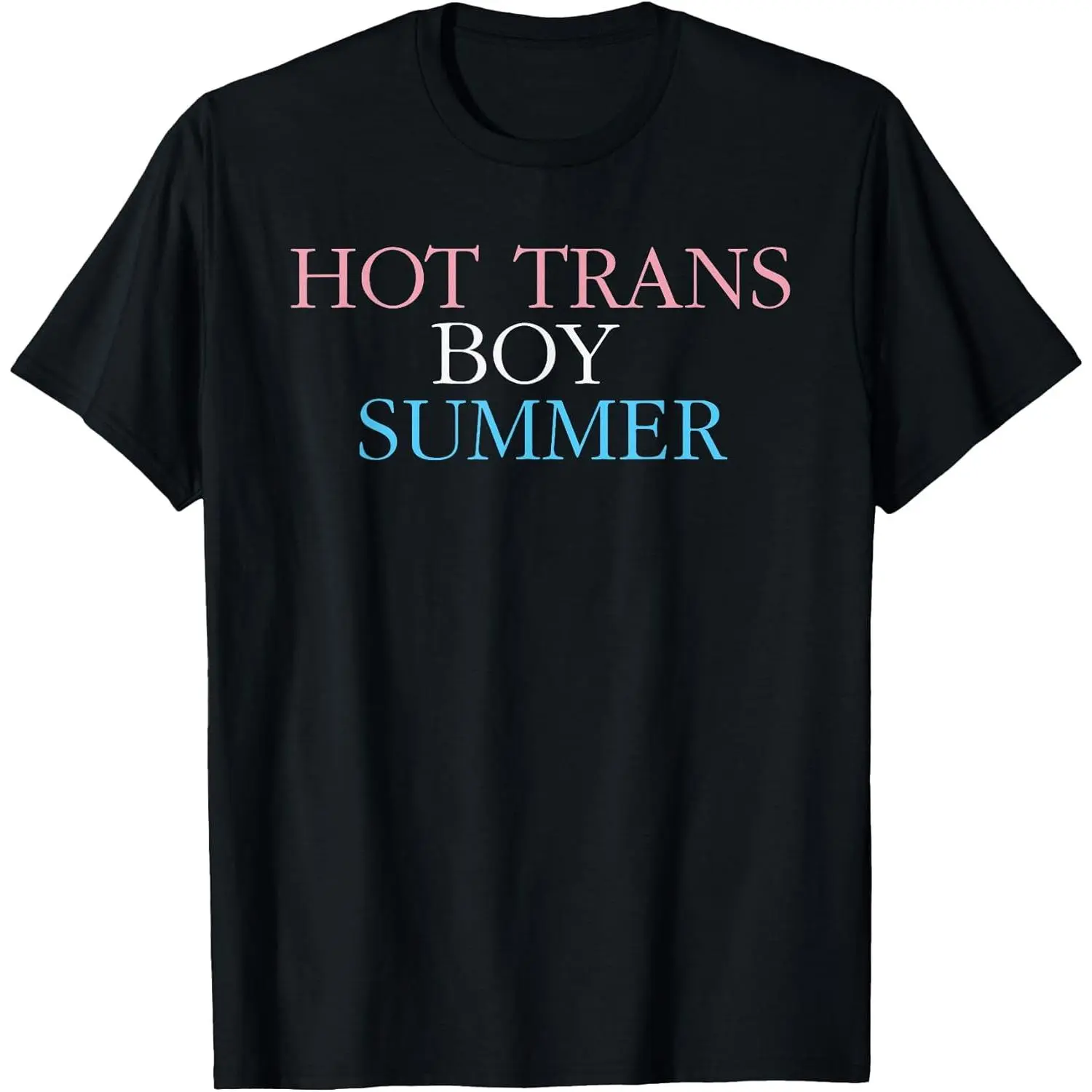 100% Cotton Hot Trans Boy Summer Funny Transgender LGBT Design T-Shirt