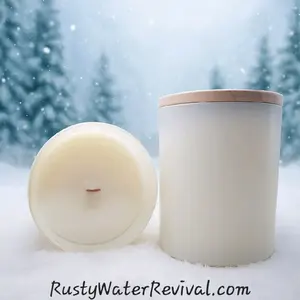 North Wind Echo Crackling Wood Wick Candle