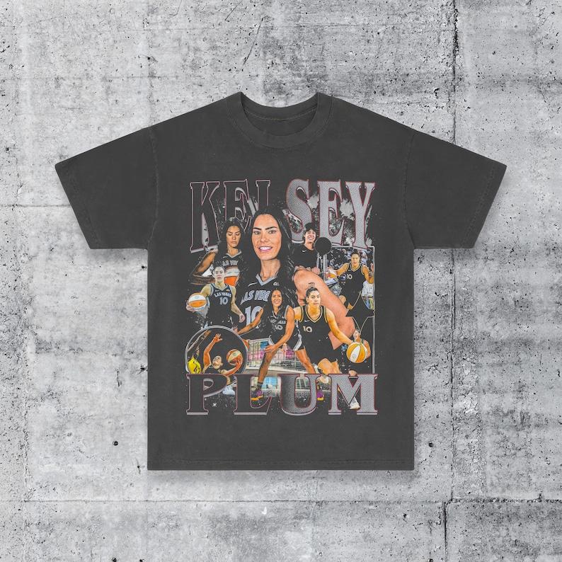 Kelsey Plum Las Vegas Women's Basketball Ace Streetwear Heavyweight T-Shirt - ShakaWear or  T-Shirt