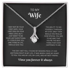 To My Wife (I May Not Be Your First) Alluring Beauty Necklace