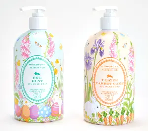 HomeWorx by Slatkin & Co. S/2 22oz Easter Gel Hand Soaps