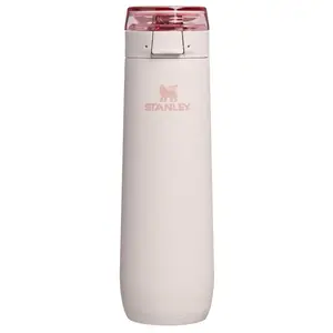 Stanley 20fl oz Stainless Steel Flowstate Spring Bottle - Rose Quartz