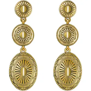 valentines gifts Vintage Western Earrings for Women Boho Vintage Silver/Gold Turquoise Earrings for Women Western Statement Jewelry for Country Concert Outfits