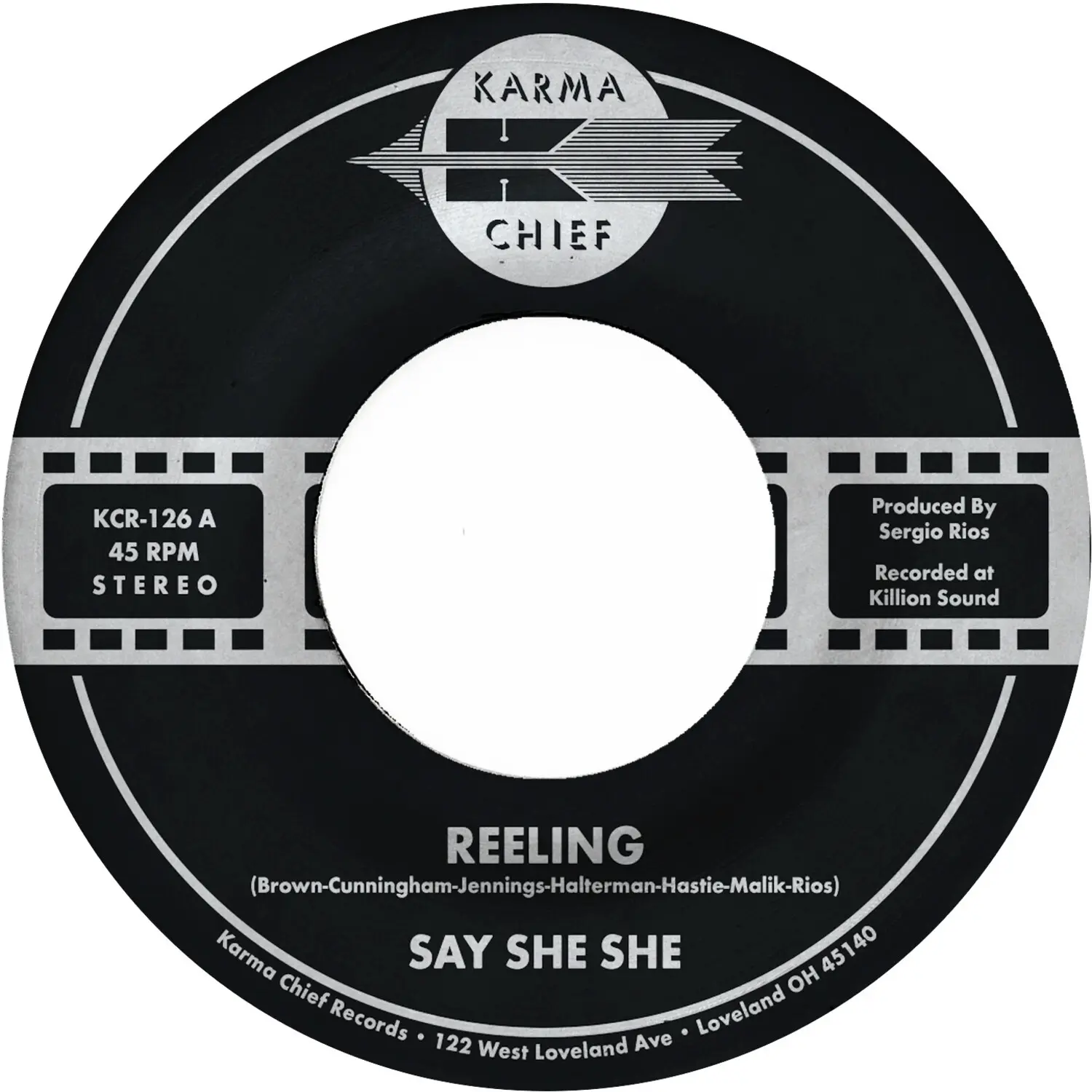 Say She She - Reeling / Don't You Dare Stop  [7-INCH SINGLE VINYL RECORD]