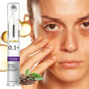 Retinol 0.1% Eye Cream, Eye and Neck Lotion, Tightens Skin, Reduces Wrinkles and Fine Lines, Gentle Daily Skincare, 15ML, Caffeine Eye Cream, Hydrating Eye Treatments