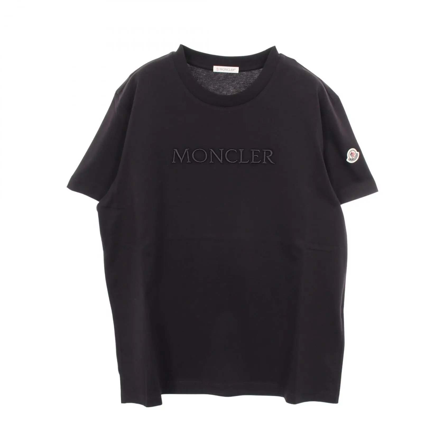 Pre-owned MONCLER Cotton Small Leather Goods SS T SHIRT T shirt
