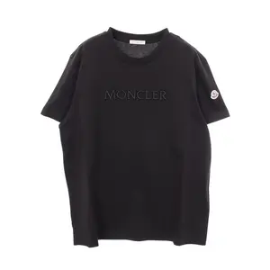 Pre-owned MONCLER Cotton Small Leather Goods SS T Shirt T Shirt