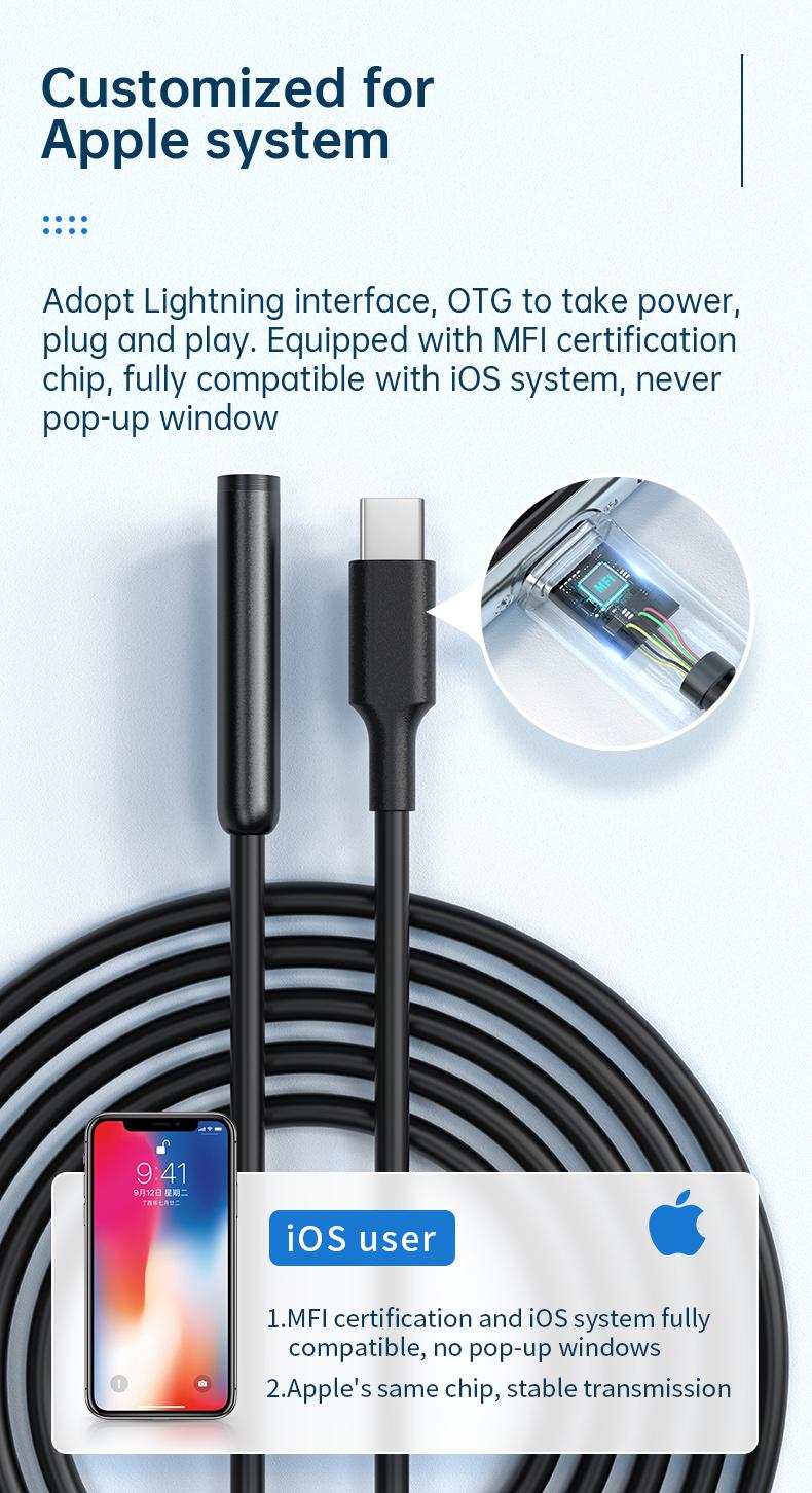 Multifunctional 1920P HD Borescope Endoscope Camera, IP67 Waterproof Inspection Tool with 8 Adjustable LED Lights, 16.4ft Semi-Rigid Snake Camera for Car Repair, Home Appliance, Pipeline, Mold & Wiring Inspection, Gift for Boyfriend, Husband, Father outdo