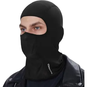 Cooling Motorcycle Balaclava Helmet Liner, Breathable Face Cover, Lightweight Shiesty Mask for Men Women Summer Riding