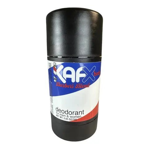 KAFX Body Barber's Blend Coffee Infused Natural Deodorant 75g Stick - Alcohol-Free, Ammonia-Free, Neutralizes Body Odor