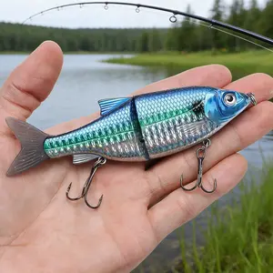 Flow Glider 130 Fishing Lure, Bass Fishing Swimbait, Natural Swimming Action, Realistic Fish Behavior, Effective Fishing Gear