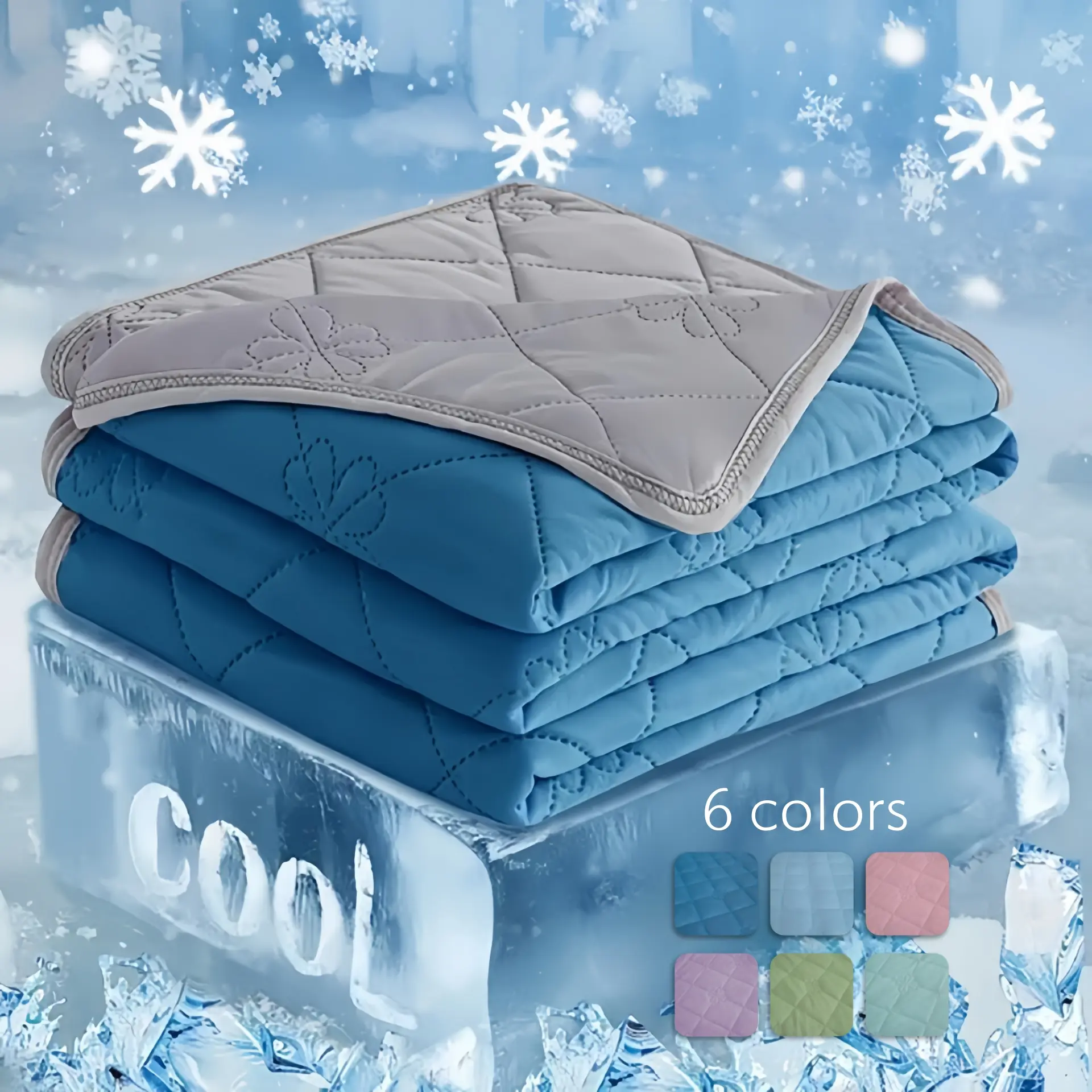 Cooling Summer Quilt Q-Max>0.4, Soft Lightweight Quilts, Effective Temperature Reduction, Lightweight Breathable Soft Fabric, Cooling Breathable Bedding, Perfect for Hot Sleepers, Available in Multiple Sizes and Colors, Ideal Gift for Friends and Family
