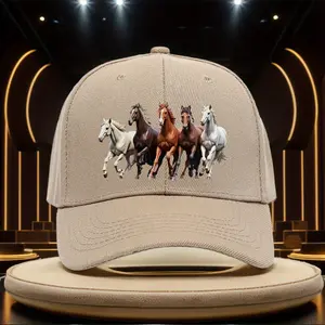5-Horse Graphic Running Hat