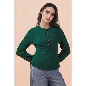 Knit Henley Top