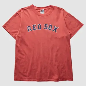 Boston Red Sox Majestic 2000s T-Shirt - Red - M