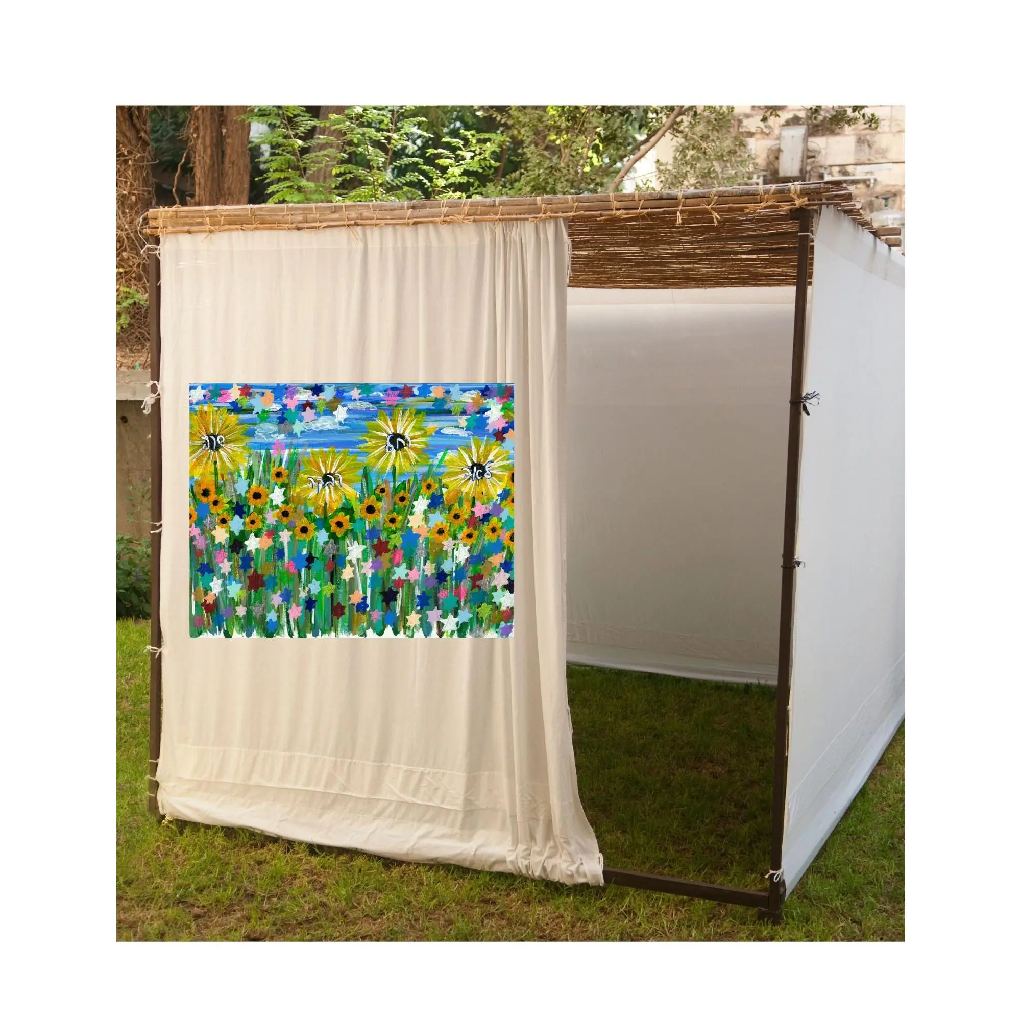 Sunflower Matriarchs | Sukkah Banner