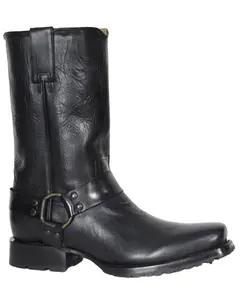 Stetson Men's Heritage Harness Motorcycle Boot Square Toe - 12-020-6223-4096 Bl