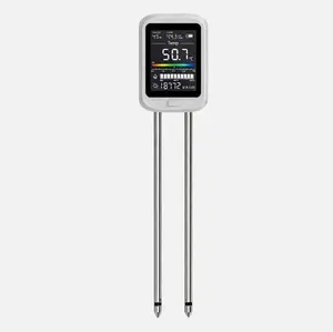 6-in-1 Digital Soil Tester with Fahrenheit Display – Smart Garden Tool for Moisture, pH, Temperature, Light, Fertility & EC