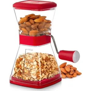 Manual Handheld Nut Grinder for Chopping Nuts, Seeds, and Herbs, Easy to Use, BPA-Free