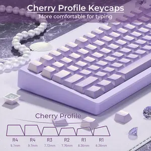 XVX Pearlescent 97-Keys Cherry Profile PBT Keycap Set 97-Keys (only keycap, not include a keyboard) XVX Pearlescent 97-Keys Cherry Profile PBT Keycap Set 97-Keys (only keycap, not include a keyboard)