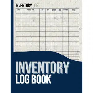 Inventory Log Book: Simple Inventory Management Tool for Small Business Paperback – May 14, 2024